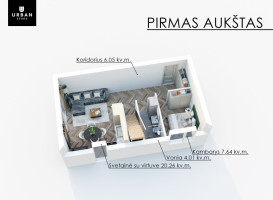 Parduodamas butas Linksmoji g., Trakuose, 70.45 kv.m ploto 14