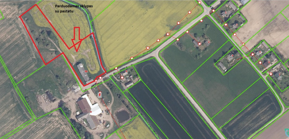 Parduodamos gamybinės, kitos paskirties, sandėliavimo patalpos Pajotulių k., Šakių r. sav., 531.32 m2 ploto 19