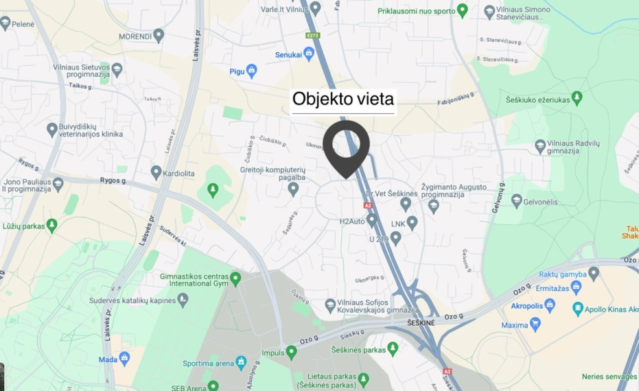 Parduodamos administracinės patalpos Šeškinės g., Šeškinė, Vilniaus m., Vilniaus m. sav., 544.91 m2 ploto 39