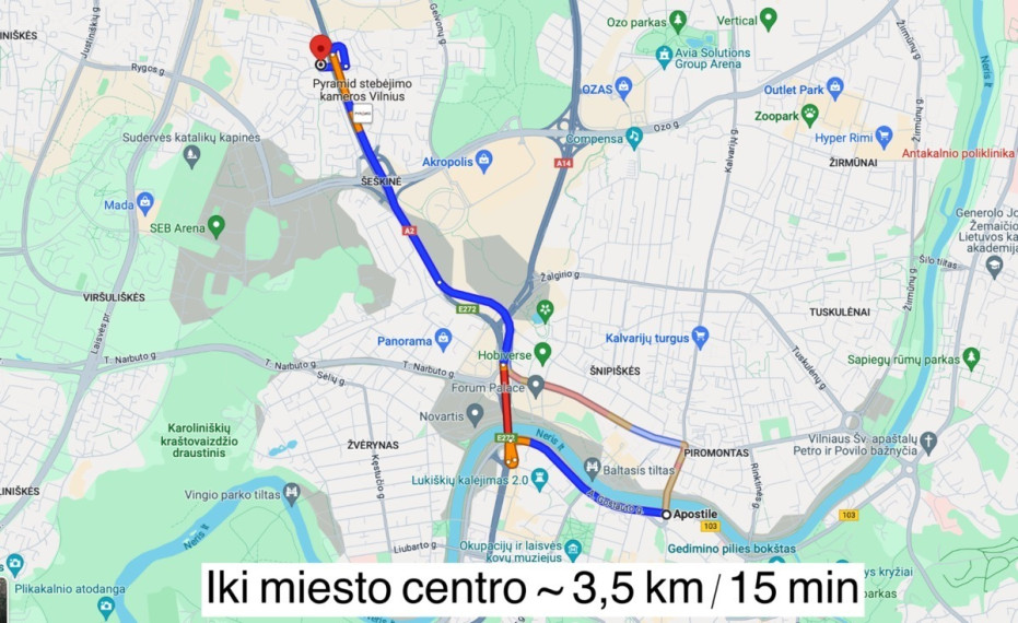 Parduodamos administracinės patalpos Šeškinės g., Šeškinė, Vilniaus m., Vilniaus m. sav., 544.91 m2 ploto 40