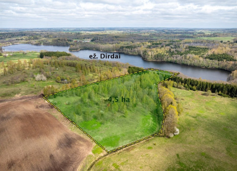 Parduodamas  sklypas Želiūnų k., Rokiškio r. sav., 450 a ploto
