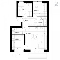 Parduodamas butas Mozūriškių g., Justiniškės, Vilniaus m., Vilniaus m. sav., 72 m² ploto 4 kambariai 8