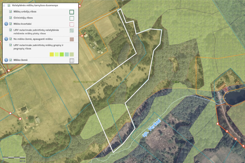 Parduodami du sklypai 2,7393 ha bendro ploto Panošiškių k., Grendavės sen., Trakų r. 2