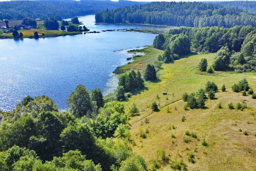 Parduodamas žemės sklypas 3,54 ha ploto su ~500 m ežero pakrantės ir sena sodyba 14