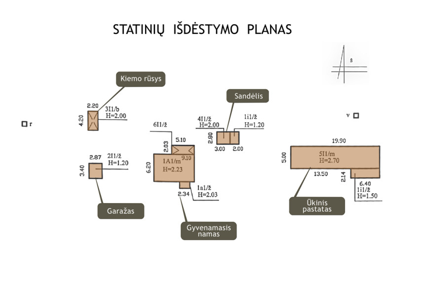 Parduodamas žemės sklypas 3,54 ha ploto su ~500 m ežero pakrantės ir sena sodyba 12