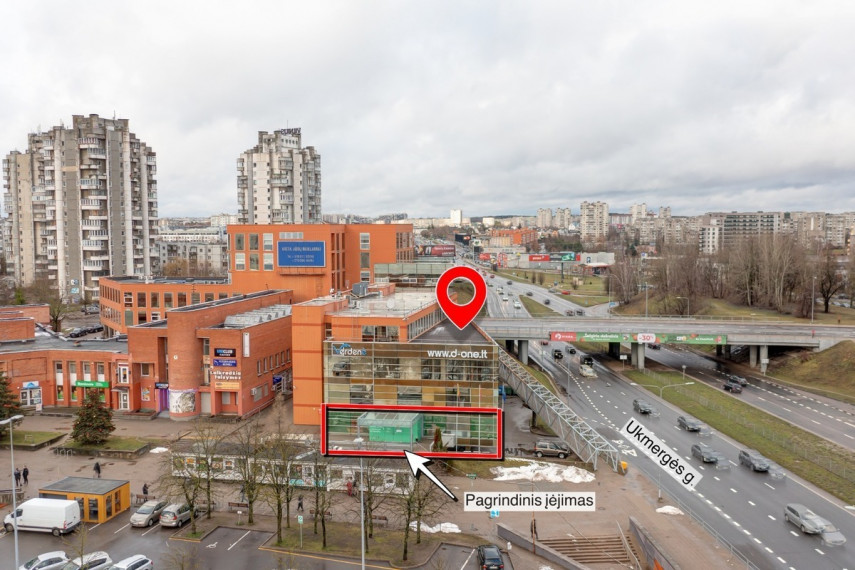 Parduodamos administracinės, paslaugų, prekybos patalpos Ukmergės g., Šeškinė, Vilniaus m., Vilniaus m. sav., 712 m2 ploto 2