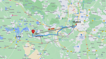 Parduodamas namų valdos sklypas Trakų r.,  Skynimų k., su ūkiniu pastatu 48 kv.m ploto 25