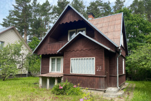 Parduodamas rąstinis sodo namas Trakų r.,  Gratiškių k., Miško g. 29, plotas 94,08 kv.m, sklypas 6 arai 2