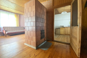 Parduodamas rąstinis sodo namas Trakų r.,  Gratiškių k., Miško g. 29, plotas 94,08 kv.m, sklypas 6 arai 5