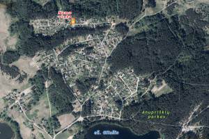 Parduodamas rąstinis sodo namas Trakų r.,  Gratiškių k., Miško g. 29, plotas 94,08 kv.m, sklypas 6 arai 24