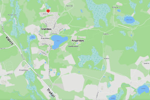 Parduodamas rąstinis sodo namas Trakų r.,  Gratiškių k., Miško g. 29, plotas 94,08 kv.m, sklypas 6 arai 25
