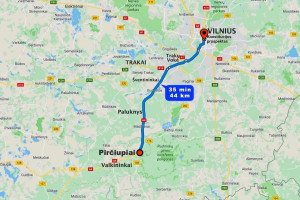 Parduodamas 95.45 a ploto sklypas Pirčiupių kaime prie  magistralinio kelio A4 Vilnius-Druskinninkai 14