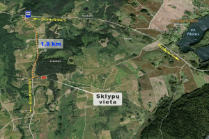 Parduodamas sklypas Vilkokšnio k., 41.75 a ploto 11