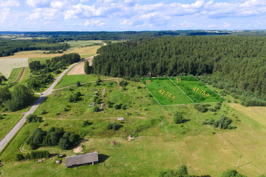 Parduodami gyvenamos ir kitos paskirties sklypai Vilkokšnio k., Trakų r. 1