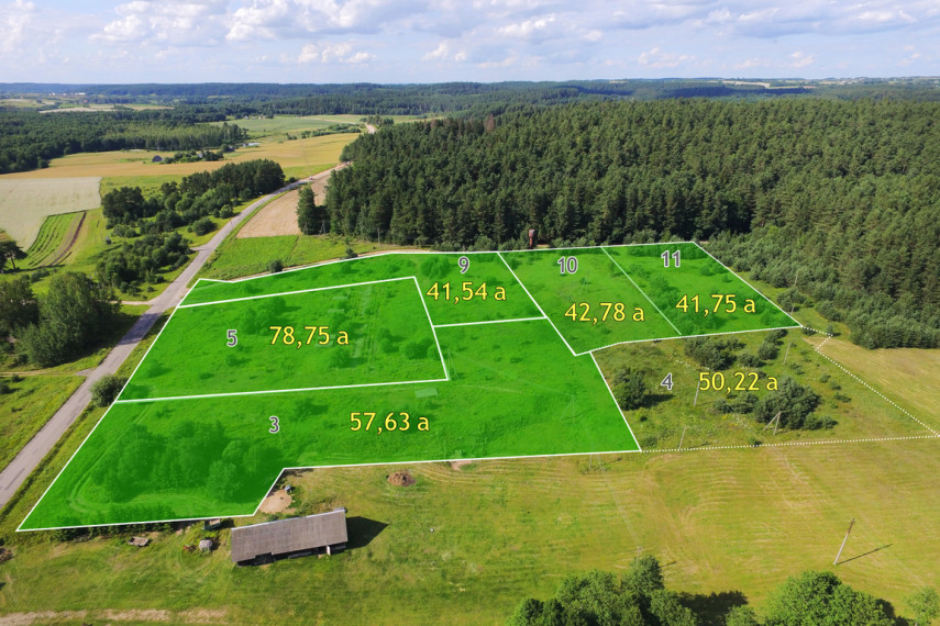 Parduodami gyvenamos ir kitos paskirties sklypai Vilkokšnio k., Trakų r. 10
