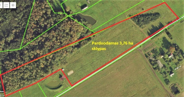 Parduodamas sklypas Šeimyniškių k., 376 a ploto 1