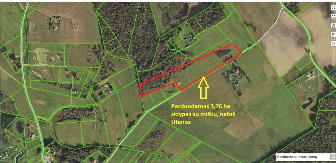Parduodamas sklypas Šeimyniškių k., 376 a ploto 3