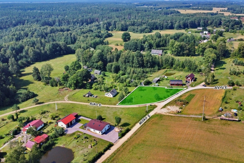 Parduodamas namų valdos sklypas Trakų r., Peleniškių k., 21.39 a ploto 1
