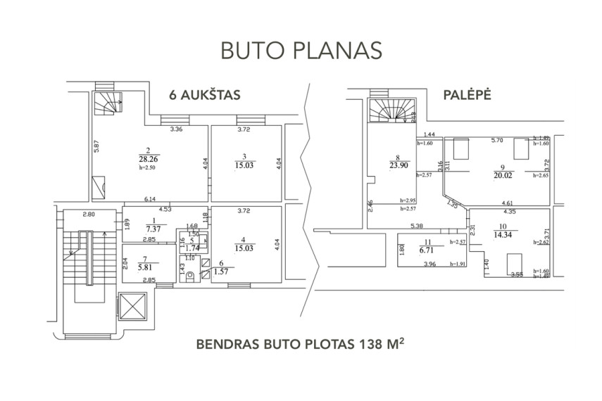 Parduodamas butas Vilniuje, Kalvarijų g. 98,  138 kv.m ploto 3