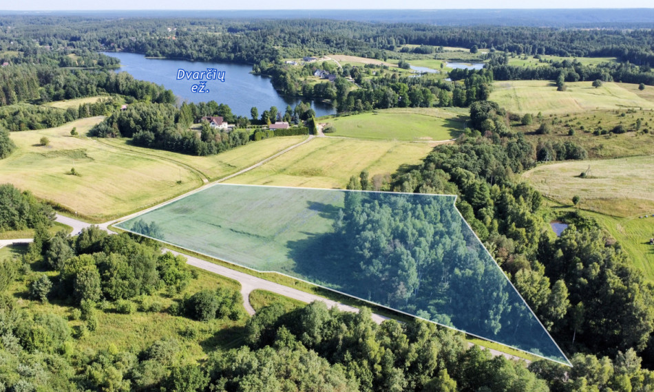 Parduodamas 1,9622 ha ploto sklypas ūkininko sodybai Trakų r., Padvariškių k. 2