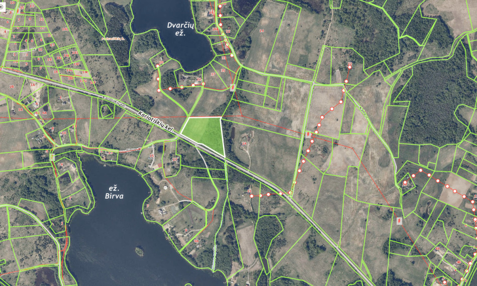 Parduodamas 1,9622 ha ploto sklypas ūkininko sodybai Trakų r., Padvariškių k. 9