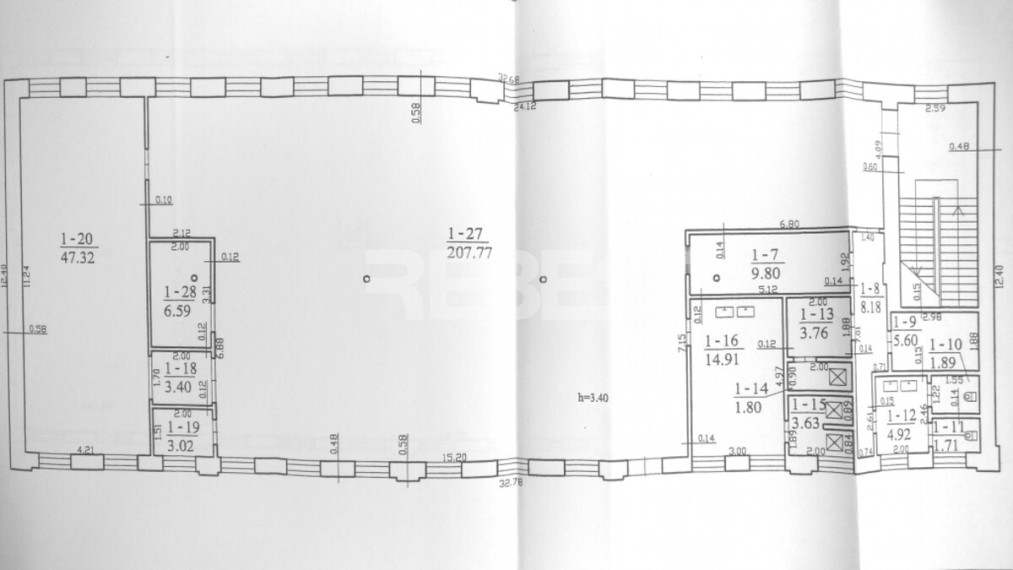 Nuomojamos paslaugų, prekybos patalpos Frenkelių g., Centras, Šiaulių m., Šiaulių m. sav., 530 m2 ploto 7