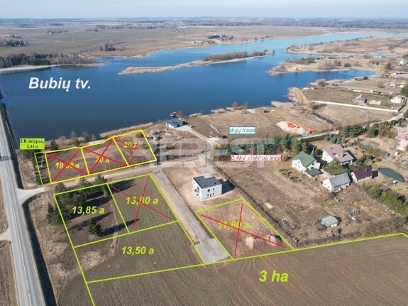Parduodamas namų valdos paskirties sklypas Pakrantės g., Sauginių k., Sauginių k., Šiaulių r. sav., 13.5 a ploto 3
