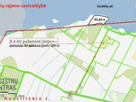 Parduodamas  sklypas Gudelių k., Gudelių k., Šiaulių r. sav., 93.64 a ploto 1