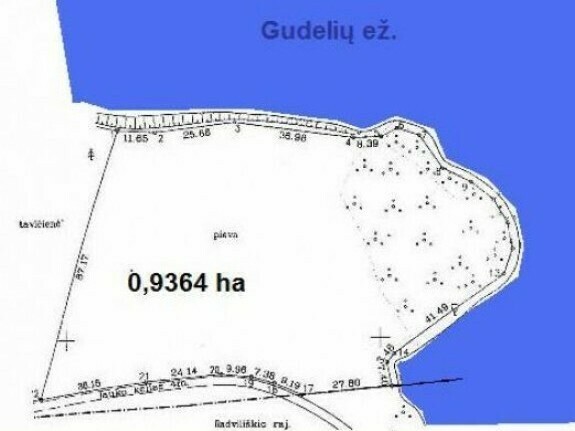 Parduodamas sklypas Gudelių k., Gudelių k., Šiaulių r. sav., 93.64 a ploto 2