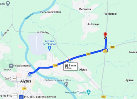 Parduodamas  sklypas Kauno g., Alytaus k., Alytaus r. sav., 60 a ploto