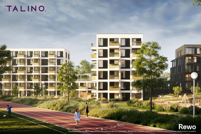 Parduodamas butas Talino g., Justiniškės, Vilniaus m., Vilniaus m. sav., 34.13 m² ploto 2 kambariai 2