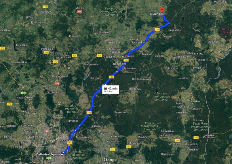 Parduodamas  sklypas Blusinės k., Vilniaus r. sav., 123 a ploto 9