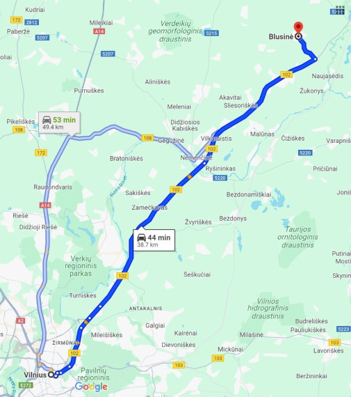 Parduodamas  sklypas Blusinės k., Vilniaus r. sav., 123 a ploto 10
