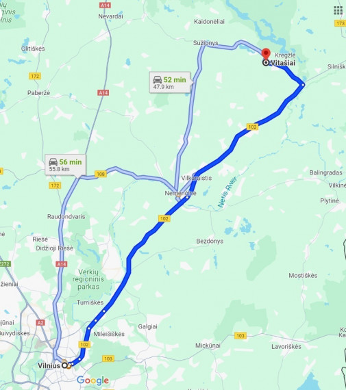 Parduodamas  sklypas Vitašių k., Vilniaus r. sav., 51 a ploto 10