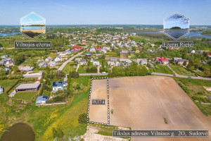 Parduodamas  sklypas Vilniaus g., Sudervės k., Vilniaus r. sav., 18.17 a ploto 3