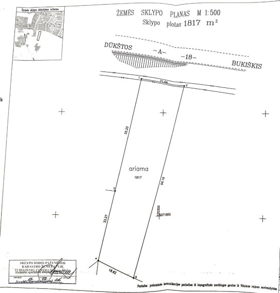 Parduodamas sklypas Vilniaus g., Sudervės k., Vilniaus r. sav., 18.17 a ploto 4
