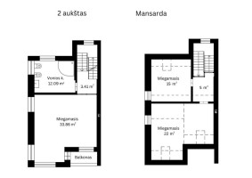 Parduodamas namas Noragiškių g., Visoriuose, Vilniuje, 217 kv.m ploto 16