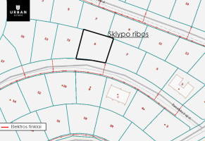Parduodamas sklypas Liepų g., Bajoruose, Vilniuje, 10.08 a ploto 7