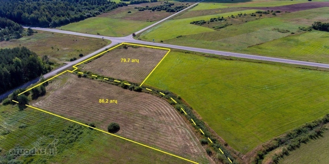 Parduodamas sklypas Rukainių k., 166 a ploto 1