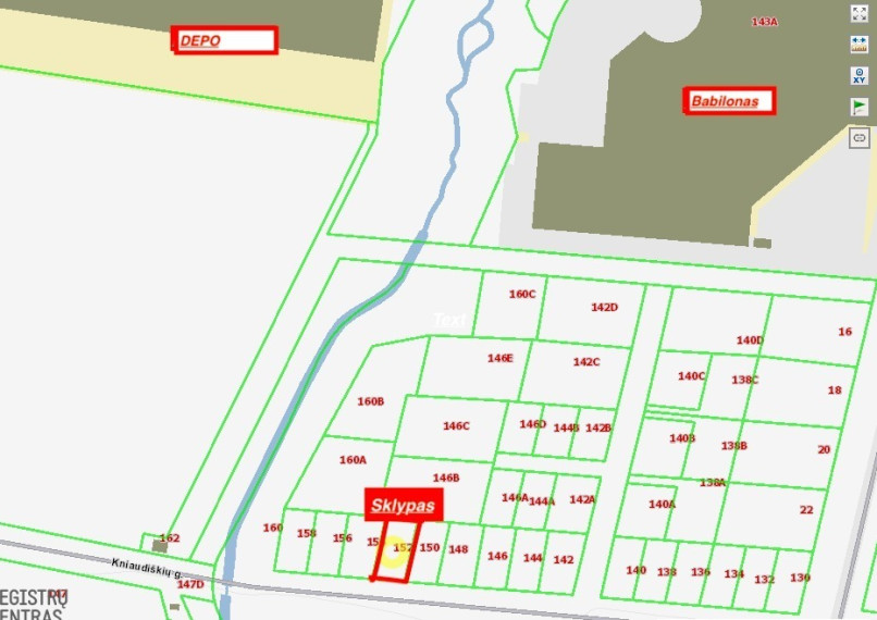 Parduodamas sklypas Kniaudiškių g., Kniaudiškis, Panevėžio m., Panevėžio m. sav., 6.43 a ploto 2