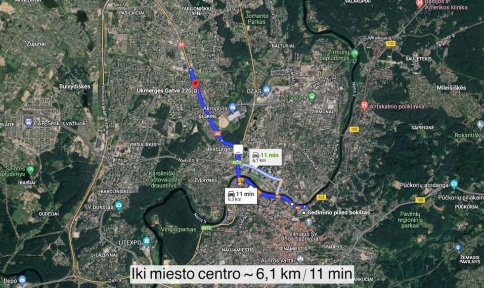 Nuomojamos administracinės, paslaugų, prekybos, sandėliavimo patalpos Ukmergės g., Šeškinė, Vilniaus m., Vilniaus m. sav., 345.42 m2 ploto 16