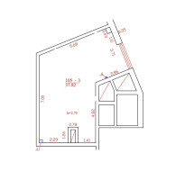 Parduodamos administracinės, paslaugų, prekybos patalpos Lvivo g., Šnipiškės, Vilniaus m., Vilniaus m. sav., 82.52 m2 ploto 8