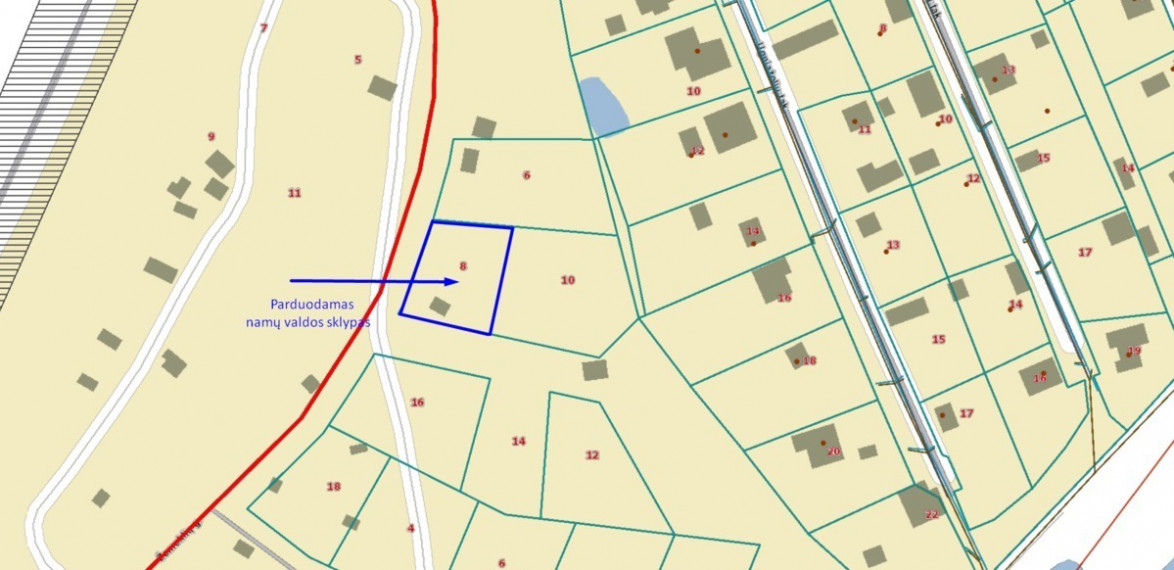 Parduodamas sklypas Žemoklių, Panemunė, Kauno m., Kauno m. sav., 7.3 a ploto 1