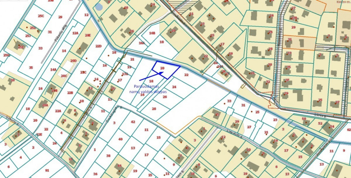 Parduodamas  sklypas Daukšiagirės g., Panemunė, Kauno m., Kauno m. sav., 10.65 a ploto 1