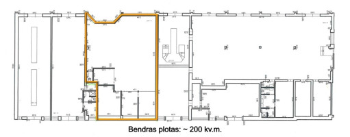 Nuomojamos administracinės, paslaugų, prekybos, sandėliavimo patalpos Ugniagesių g., Aukštieji Paneriai, Vilniaus m., Vilniaus m. sav., 200 m2 ploto 18