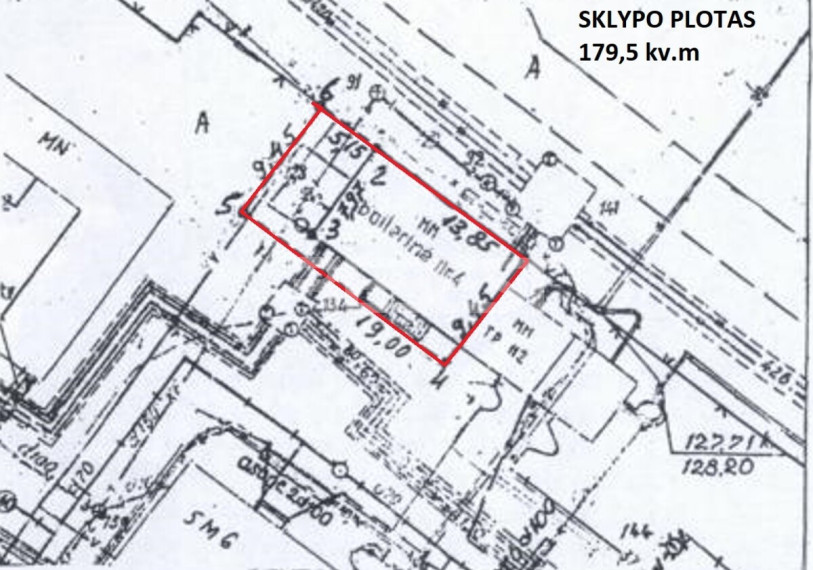 Parduodamos administracinės, paslaugų, prekybos patalpos Algirdo Juliaus Greimo g., Centras, Šiaulių m., Šiaulių m. sav., 90.3 m2 ploto 7
