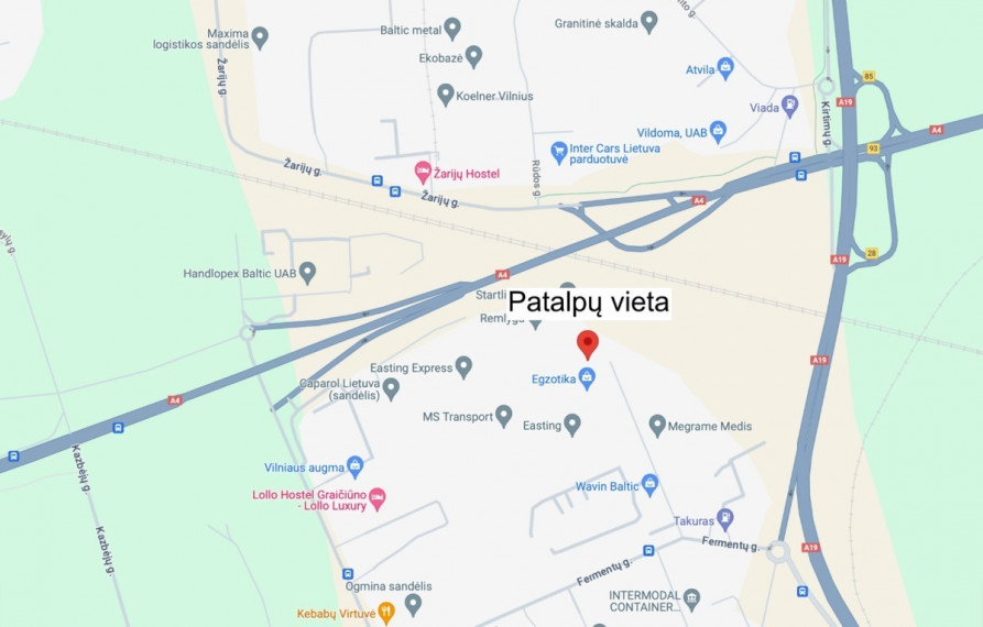 Nuomojamos administracinės, paslaugų, prekybos, sandėliavimo patalpos Ugniagesių g., Aukštieji Paneriai, Vilniaus m., Vilniaus m. sav., 600 m2 ploto 26