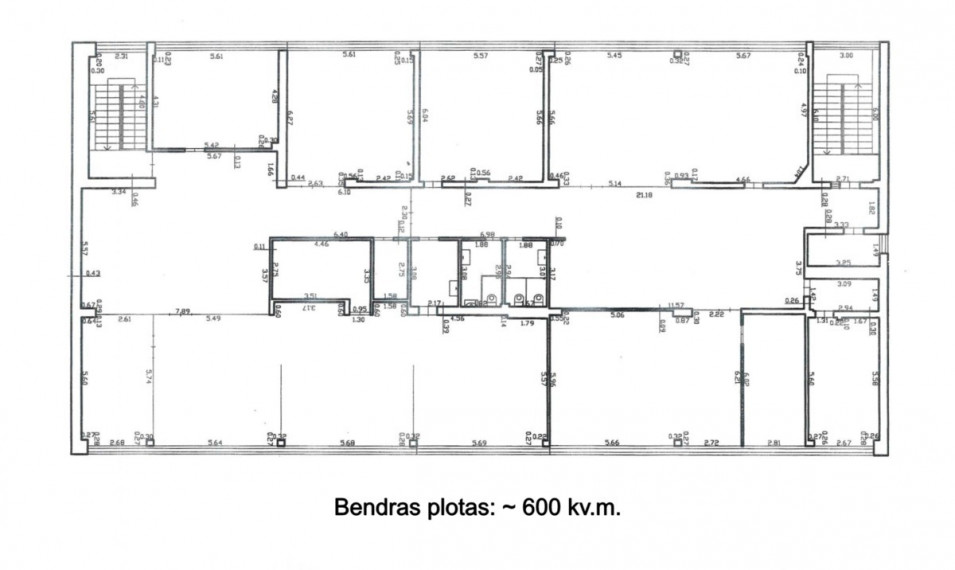 Nuomojamos administracinės, paslaugų, prekybos, sandėliavimo patalpos Ugniagesių g., Aukštieji Paneriai, Vilniaus m., Vilniaus m. sav., 600 m2 ploto 19