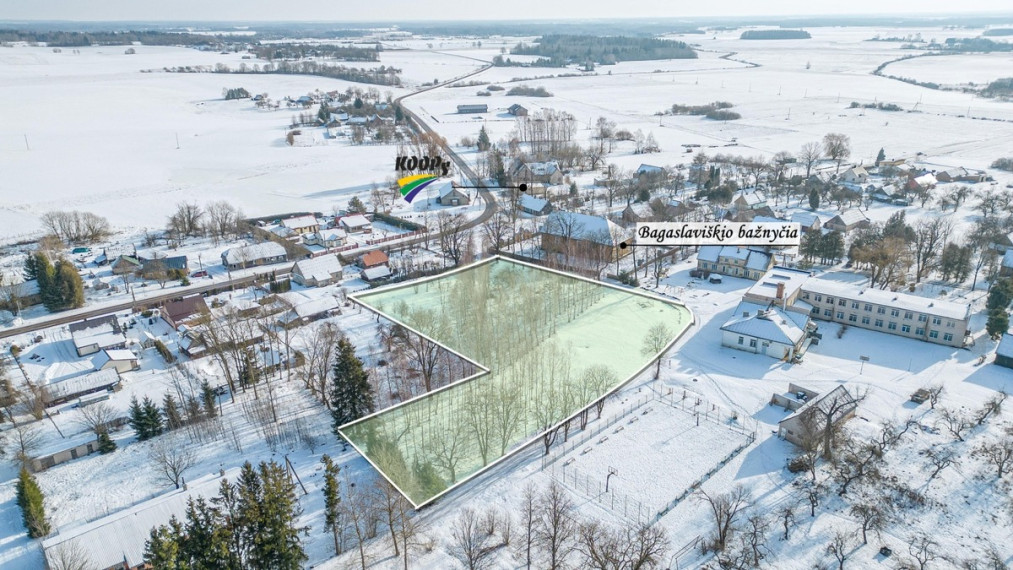 Parduodamas  sklypas Kaštonų g., Bagaslaviškio mstl., Širvintų r. sav., 61.61 a ploto 2