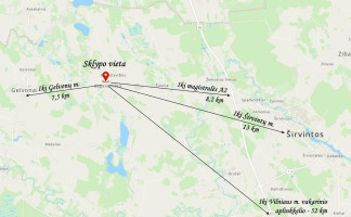 Parduodamas  sklypas Kaštonų g., Bagaslaviškio mstl., Širvintų r. sav., 61.61 a ploto 8
